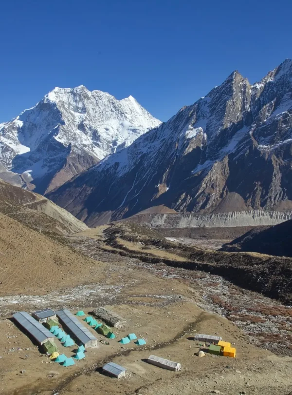manaslu view from valley